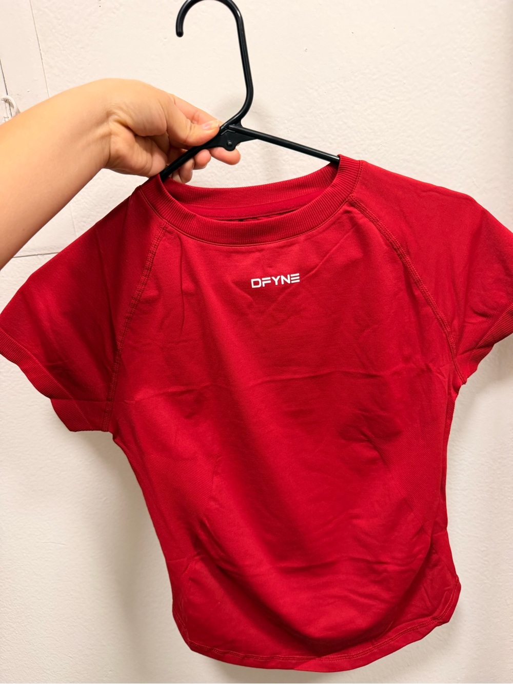 DFYNE Red Short-Sleeve Athletic Tee
